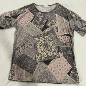 Paisley Patchwork Tee